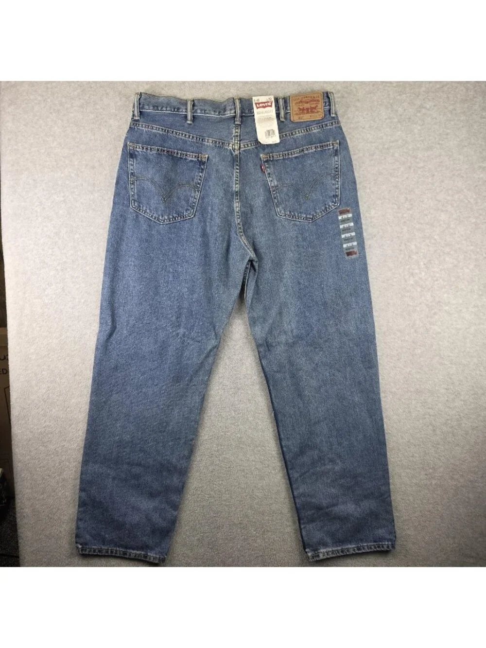 Levi's 550 Relaxed Fit Jeans Mens 40x32 Blue Light Wash Tapered Denim NWT